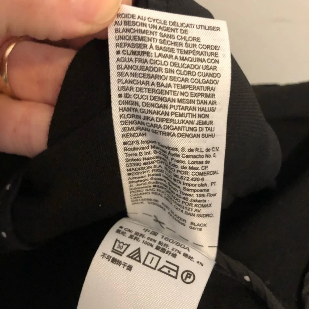 Old Navy XS Classic Women's Black Blazer Work Wear Business Casual
